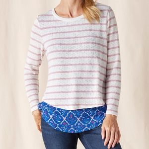 NWT Matilda Jane Women's Heart to Heart Sweet Indulgence Pointelle Top